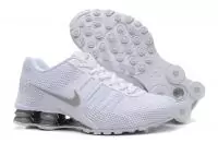 boutique chaussures nike shox current zoon sport white gray